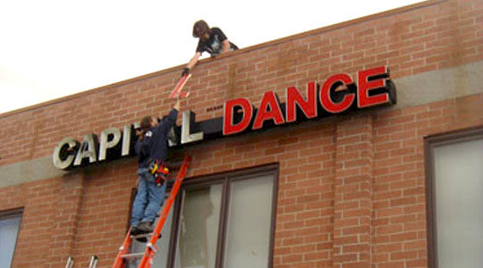 Channel Letter Installation